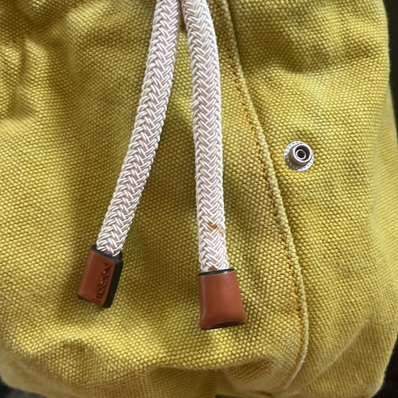 Rag and Bone Yellow Canvas Small Tote - Picture 8 of 9